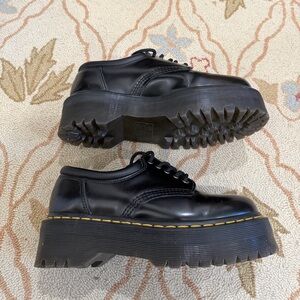 Dr. Martens Black Platform Oxfords